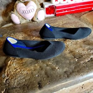 Rothys black size 8 slip ons